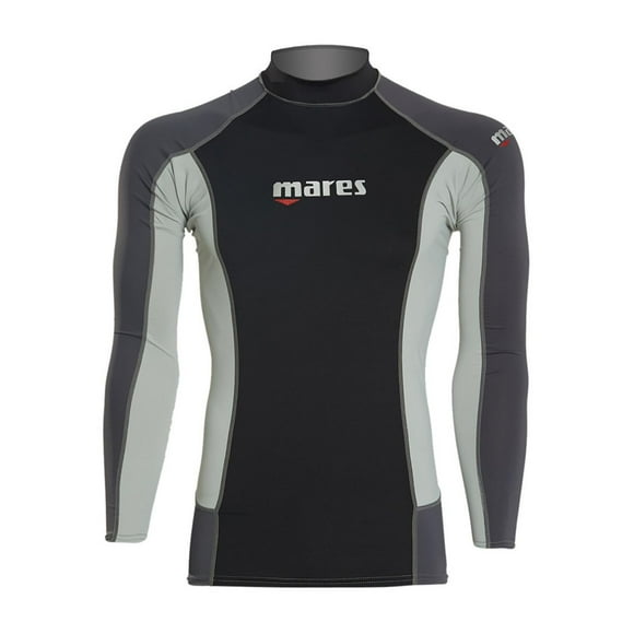 Mares Men Standard Rash Guard Black Grey 3X-Large