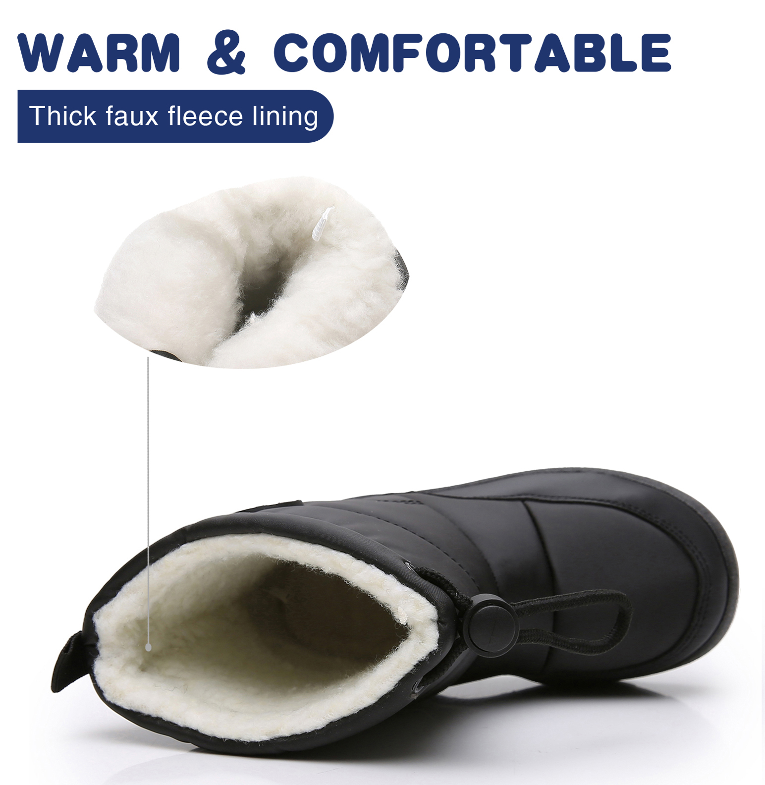 Apakowa Boys' Snow Boot photo 6