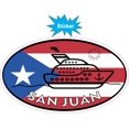 thumbnail image 2 of 5in x 3in Cruise Ship Oval San Juan Vinyl Sticker, 2 of 7