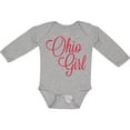 thumbnail image 3 of Inktastic Ohio Girl Boys or Girls Long Sleeve Baby Bodysuit, 3 of 5