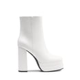 thumbnail image 2 of Botines de Plataforma para Mujer Dream Pairs Gogo Blancos con Tacón de 5 cm, 2 of 7