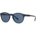 thumbnail image 2 of Polo Ralph Lauren Mens Ph4172 Round Sunglasses Shiny Transparent Blue/Dark Blue 50 Millimeters, 2 of 5