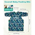 thumbnail image 5 of Lictin Coverall Baby Feeding Bib, Waterproof Long Sleeved Toddler Bib, Adjustable Weaning Bibs Attaches to Highchair & table, 5 of 8