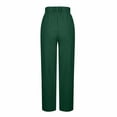 thumbnail image 4 of High Waist Dress Pants for Women Straight Leg Flare Slack Pant Stretchy Business Casual Work Office Trousers, 4 of 8