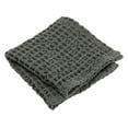 thumbnail image 2 of Blomus 69006 12 x 12 in. Caro Waffle Bathroom Washcloth, Moonbeam - Set of 2, 2 of 2