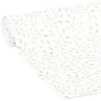 EasyLiner Smooth Top Shelf Liner, Taupe Buds, 12 in. x 10 ft. Roll