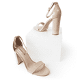 thumbnail image 6 of J. Adams Shirley High Silver Comfortable Heels for Women | Open Toe Ankle Strap Sandal Block Heel Dress Platform, 6 of 6