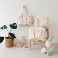 thumbnail image 2 of Qarigey Bolsas de mamá de moda con multifuncional para cochecito Bolsas de mamá para bebé Bolsa de maternidad Tulipanes Type3 NO3, 2 of 6