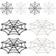 thumbnail image 1 of BRIGHTFUFU 12 unids Halloween Spider Webs decorativos Cobwebs Fun Adornos (Color surtido), 1 of 8