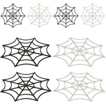 Pawsdot Spider Web Decor White Cutouts Assorted Color 12pcs