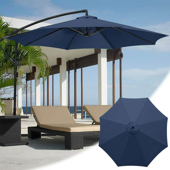 Clearance! JMYHOAM Outdoor Courtyard Umbrella Polyester Sunshade Umbrella Sunscreen And Rainproof Fabric Garden Pillar Umbrella Fabric Sun Shade