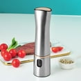 thumbnail image 2 of Herunwer Electric Adjustable Pepper Grinder, Dry Battery Powered Seasoning Mill with One-Touch Operation, 2 of 8