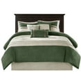 thumbnail image 2 of Madison Park Palmer 7-Piece 100 Percent Polyester Comforter Set in Green, 2 of 5