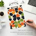 thumbnail image 3 of FORMRS Acrylic Clipboard with Low Profile Clip Standard A4 Letter Size, 12.5" x 9", Black Clover Pattern, 3 of 8