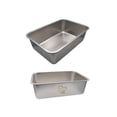 thumbnail image 6 of Large Stainless Steel Cat Litter Box - Easy to Clean Metal Pan for Big Cats, 6 of 7
