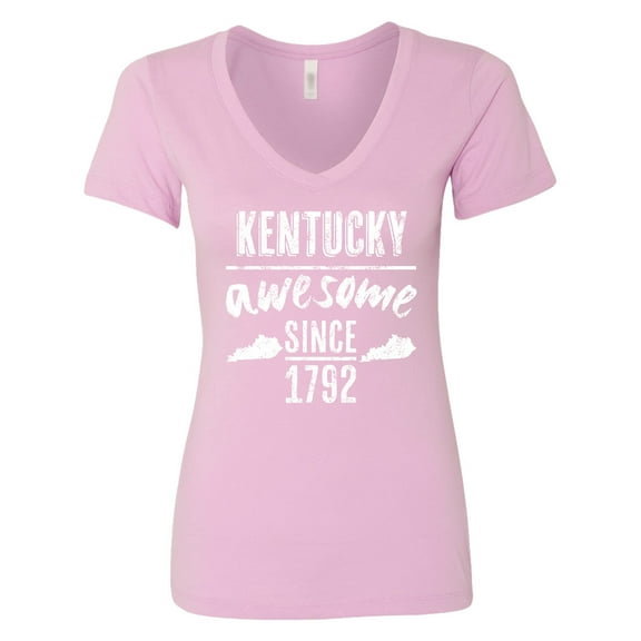 Inktastic Kentucky is Awesome Since 1792 Women's V-Neck T-Shirt