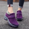 thumbnail image 1 of Chaussures pour Femmes Chaussures d'Hiver Chaudes en Velours Boucle Mode Tout-Aller Espadrilles de Randonnée Bottes pour Femmes 2023 en Liquidation, 1 of 9
