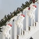 thumbnail image 5 of Adornos navideños Medias navideñas personalizadas con letras 22 cm Medias navideñas bordadas de Papá Noel Calcetín navideño a rayas Adornos colgantes para chimenea Árbol de Navidad Calcetín con letras, 5 of 5