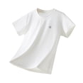 thumbnail image 4 of Toddler Rash Guard Toddler UPF 50+ Quick Dry Short Sleeve UV Protection Rashguard Surf Water Shirts for Kids, 4 of 7