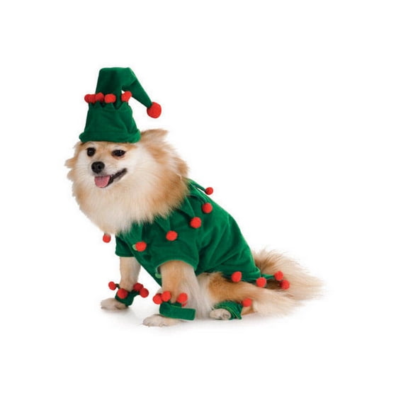 Rubies Holiday Elf Pet Costume for Dogs or Cats, Medium