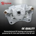 thumbnail image 5 of Raybestos Element3 New Plated Calipers, Rear Left, for Select Acura and Honda Vehicles, FRC11286N Fits select: 2003-2008 HONDA PILOT, 2001-2006 ACURA MDX, 5 of 6
