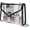 Black - Silver Chain, variant on Clear Purse for Women Stadium Approved, Clear Crossbody Bag with Leather Edging for Concert Events