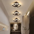 thumbnail image 2 of LED ceiling light with motion detector inside, 22W warm white ceiling lamp, 24 * 20 * 9CM sensor lamp, suitable for hallways, garages, bathrooms, 2 of 5