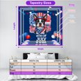 thumbnail image 5 of Patriotic Boston Terrier Celebrates 4th of July Tapestry Gentleman Dog Lover Gifts Wall Hanging Backdrop Home Decor - 02009, 5 of 5