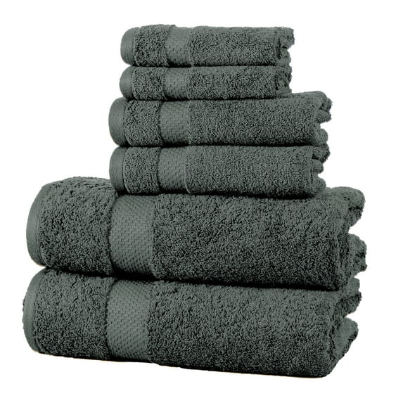 Elegance Spa Luxurious 600 GSM Cotton 6-piece Towel Set