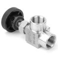 thumbnail image 3 of BSPP, BSPP Female Thread Needle Valve Stainless Steel Straight Angle Type Stop Valve for Water Gas Oil Fuel, USB Microscopes, 3 of 7