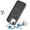 Gray, variant on For Apple iPhone 16e (E edition) Case, Heavy Duty Metallic Hybrid Tough TPU with Camera Ring Stand, MagSafe Compatible, Rugged Drop Protection Phone Cover (Clear)