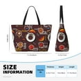 thumbnail image 4 of Gaeub A Cup Of Black Coffee On A Saucer Beach Travel Bag, Multi-Pocket Beach Bag, Summer Vacation Bag, Beach Essentials Tote, 4 of 7