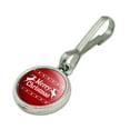 thumbnail image 2 of Merry Christmas Holiday Reindeer Antiqued Charm Clothes Purse Suitcase Backpack Zipper Pull Aid, 2 of 3