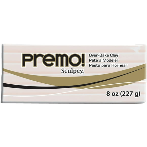 Premo Sculpey Polymer Clay 8oz-Translucent