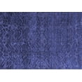 thumbnail image 1 of Ahgly Company Machine Washable Indoor Rectangle Abstract Blue Modern Area Rugs, 5' x 7', 1 of 4