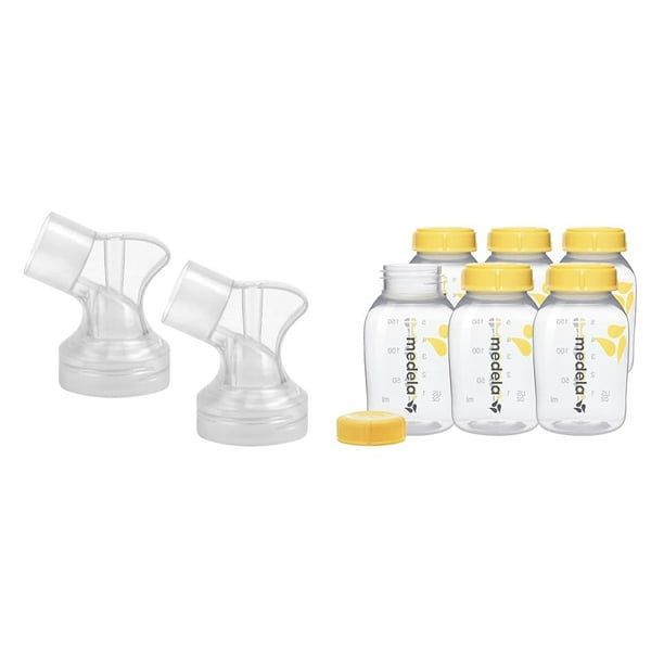 Conectores PersonalFit Medela con 6 Biberones de 150 ml