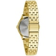 thumbnail image 3 of Caravelle by Bulova Women's Crystal Accented Gold-tone Stainless Steel Watch and Crystal Bracelet Box Set - 44X101, 3 of 6