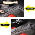 thumbnail image 5 of TINKI Real Carbon Fiber Center Console Left Trim Sticker Compatible with Chevrolet Corvette C8 Stingray 2020-2023, Center Console Driver Side Decorative Cover Sticker, 5 of 7
