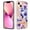D, variant on Feishell Case for Apple iPhone 14 6.1 inch,Fashion Flower Pattern Flexible Silicone Shockproof Cover for Women Girls Slim Transparent Phone Case Support Wireless Charging,F