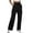 Black, variant on SOFTCCLO Cargo Pants Women Solid Loose Straight Trousers Casual Utility Long Womens Pants Beige L