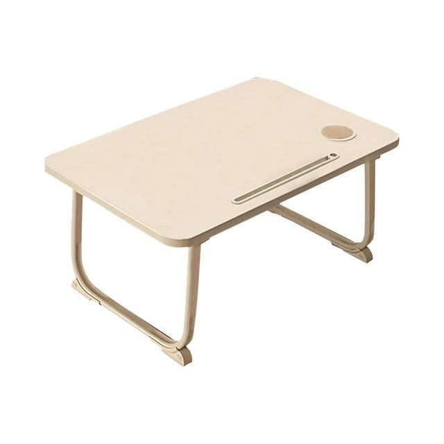 CNKOO Foldable Bedside Breakfast Tray With Card Slot And Cup Bracket Multifunctional Snack Table Suitable For Dining Sofa Watch Movie And Work Sturdy And Stable