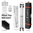 thumbnail image 6 of Gymax 6.6x6.6 FT Pop up Canopy Tent Shelter Height Adjustable w/ Roller Bag White, 6 of 9