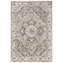 SAFAVIEH Pyramid Collection PYR268A Ivory / Grey Rug