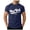 Navy, variant on Leey-World Men's T-Shirt Short Sleeve Crew Neck Textured Shirts Classic Knit Pullover Tees Mens Tshirts(White,L)