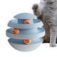 thumbnail image 1 of Juguete con rodillo para gatos, ejercicio físico de 3 niveles con tres bolas, plato giratorio, pelotas de juguete para gatos, juguete divertido para Azul claro, 1 of 8
