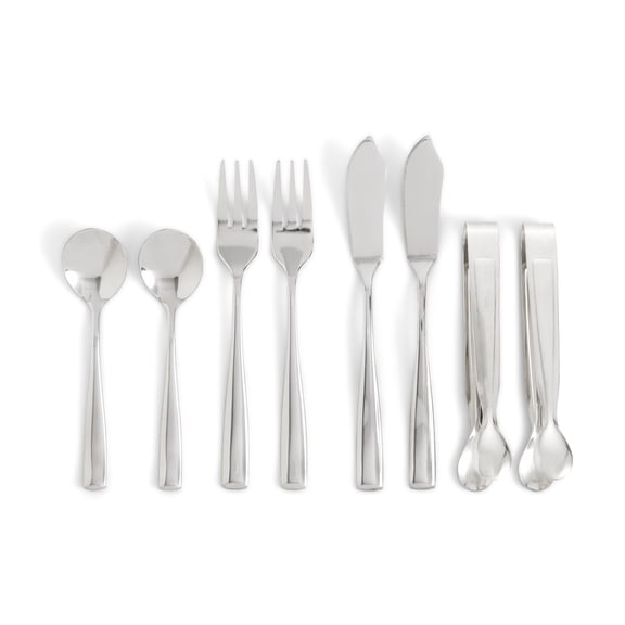 Maison du Fromage Charcuterie Serving Tool Set, 18/8 Stainless Steel, 8-Piece Set