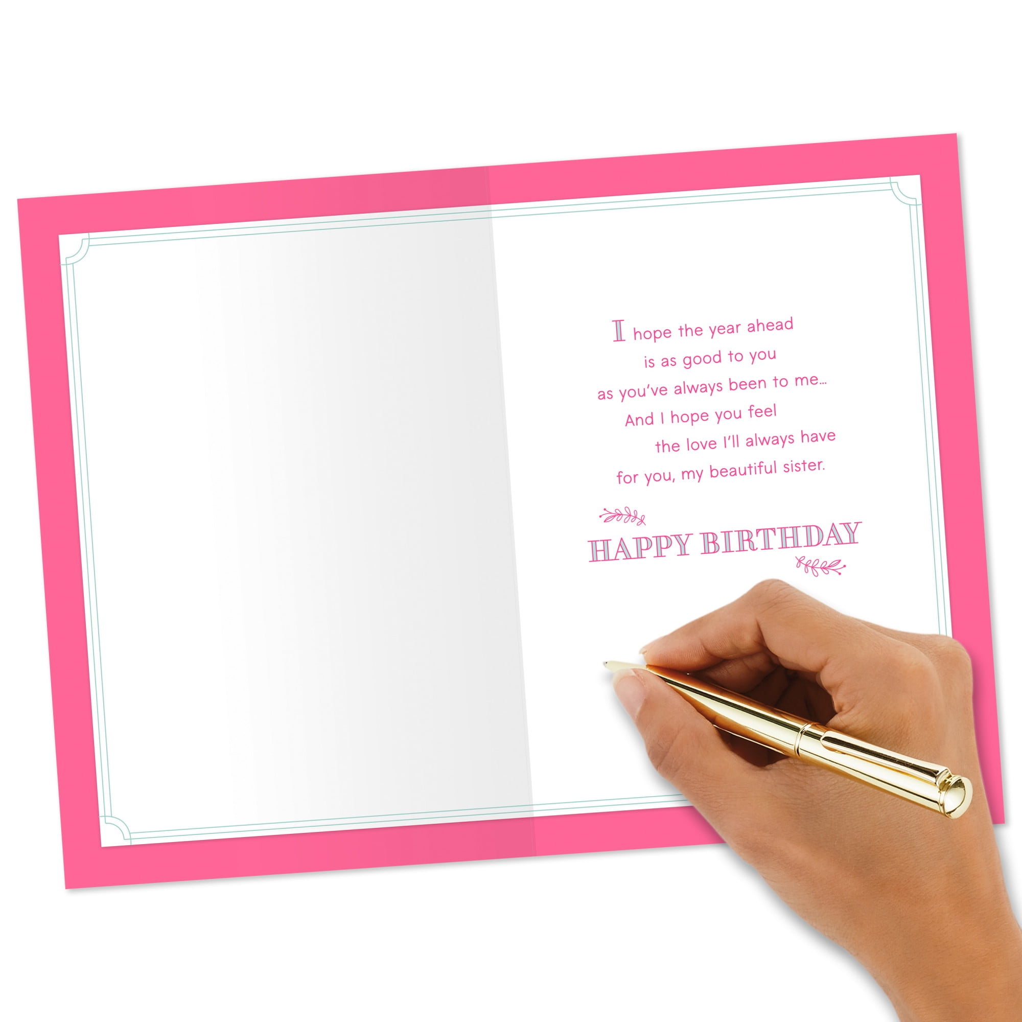 Hallmark Birthday Card for Sister (Hoping You Feel the Love)