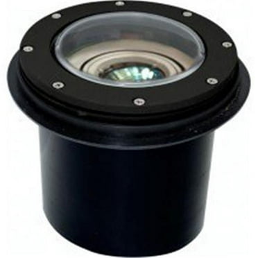 Dabmar Lighting LV306-SS304-MR 20 watt MR16 12 V Well Light with Out Grill with Sleeve Adjustable Fixture, Black, Bronze & Green, Verde Green & Stainless Steel 304