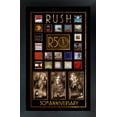 thumbnail image 1 of RUSH Cadre Collage d'Album du 50e Anniversaire, 1 of 4