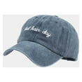 thumbnail image 5 of BAD HAIN DAY Vintage Washed Corduroy Baseball Cap, Adjustable Soft Top Sun Hat for Women and Men, UPF Sun Protection Outdoor Casual Fashion Unisex Couple Travel Cap, 5 of 5